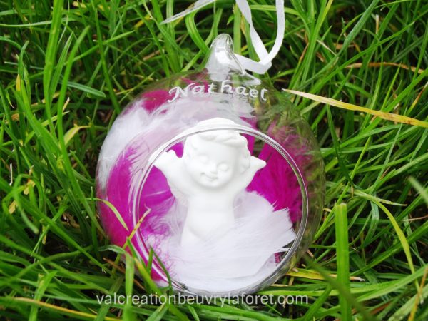 Boule ange personnalisée