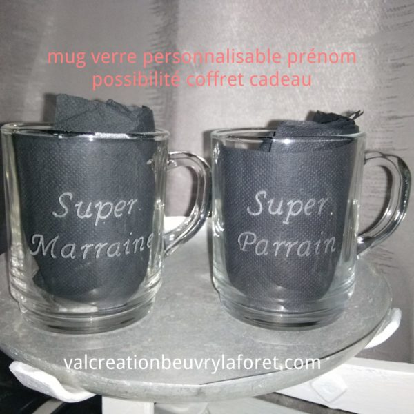 Mug personnalisable Cadeau pour Super parrain !