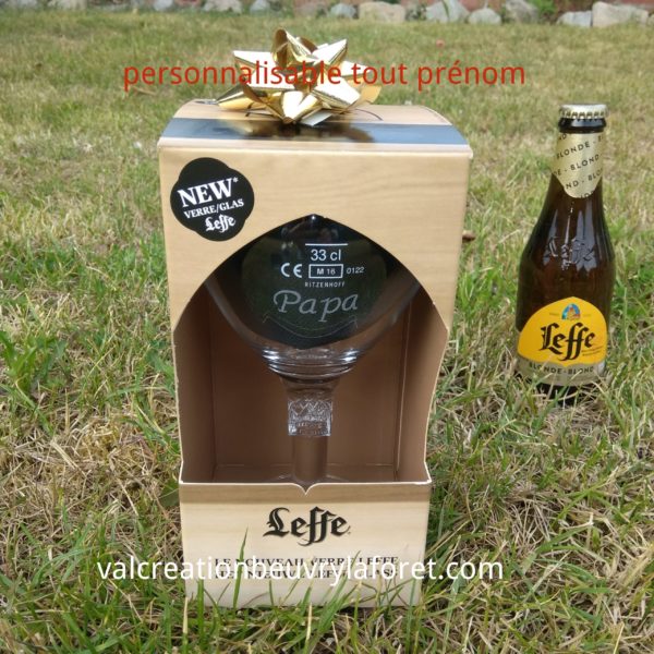 Pack 2 verres Leffe calice - 25 cl - Saveur Bière