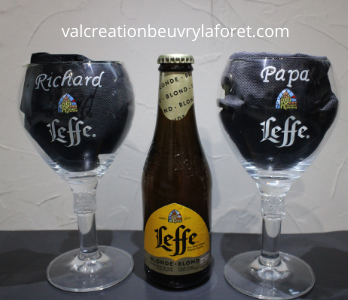 Verre à leffe 25,33,50cl personnalisé