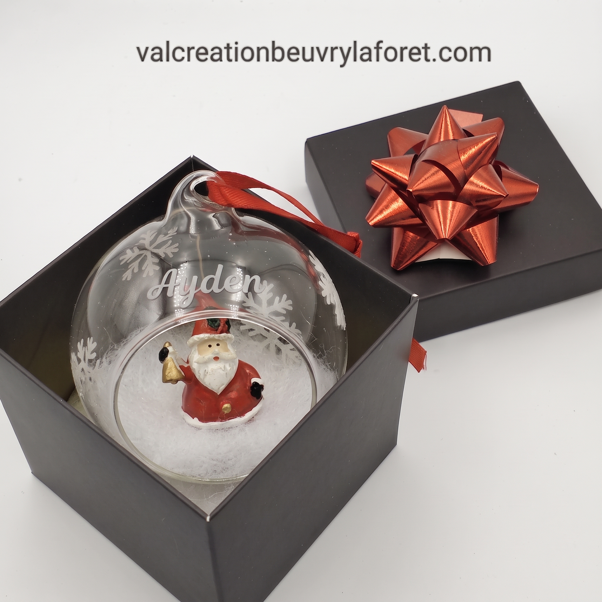 Boules de Noel en verre